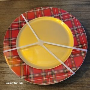 4 (Four) Christmas Chargers